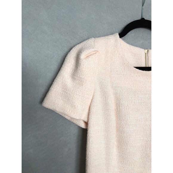 Calvin Klein Sheath Dress Women's Size 8 Crew Neck Pale Orange NEW - Picture 3 of 9